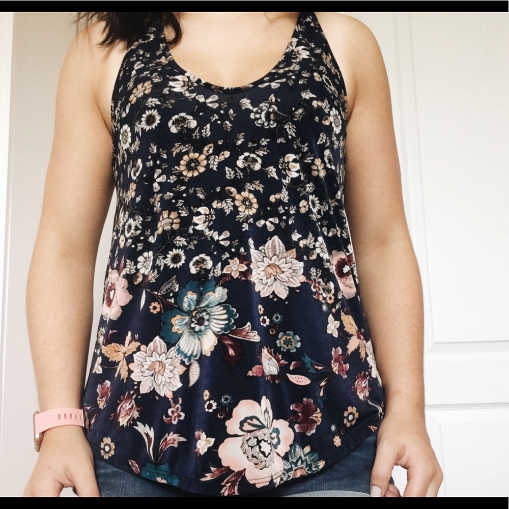 Floral tank top